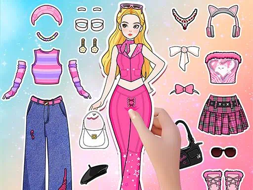 पेपर डॉल डायरी: ड्रेस अप DIY गेम